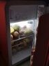 哈士奇(HCK) 圆弧复古冰箱冷冻冷藏单门宿舍家用小冰箱节能低噪 BC-130RDC 飞天小王子联名款 实拍图