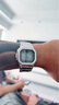卡西欧（CASIO）明星同款35周年限定小方块金属小方表金砖银砖手表男士腕表送男友 GMW-B5000D-1 太阳能+蓝牙+电波 实拍图