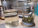 万佳臻 茶杯茶水分离杯玻璃带把泡茶杯大容量绿茶杯喝茶杯办公室水杯 厚底云雾杯|黄把|400ml 实拍图