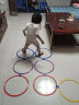 马丁兄弟 儿童户外玩具跳房子跳圈玩具幼儿园感统训练跳格子 10圈+10扣 实拍图