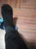 俞兆林【3双】男袜冬季长筒袜加厚高筒袜及膝加绒保暖中老年黑色袜子 男士毛圈小腿袜 1深灰+2黑色 均码 （39-43） 实拍图