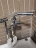 摩豪（Mohao）阳台全铜入墙式拖把池水龙头加长单冷带喷枪卫生间洗衣机一进二出 22厘米-带喷枪套装 实拍图