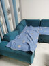 钟爱一生沙发套罩全包全套懒人沙发盖布四季通用贵妃位全包加厚弹力坐垫子 玉米绒 青蓝色 S码(沙发长度90-140cm适用)单人 实拍图