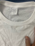 啄木鸟纯棉短袖t恤男圆领夏季潮流休闲青少年男生百搭半袖打底衫装体恤 002白色 L 实拍图