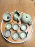 常生源（CHANGSHENGYUAN）茶具整套国风陶瓷茶具家用泡茶套装 墨山水旅行茶具一壶四杯 实拍图
