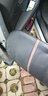 車格仕 汽车头枕腰靠套装/单个护颈枕车用车内枕头靠枕车载座椅腰靠靠垫记忆棉四季通用 头枕+腰靠1套  时尚黑 实拍图