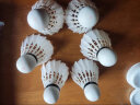 尤迪曼黑白双色6个装羽毛球复合软木球头比赛训练球 实拍图