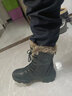 全洲狼 雪地靴男冬季新款东北棉鞋男大码抗寒防水加绒保暖轻便防滑靴子 黑色棉鞋2103 加绒 45 (275mm) 实拍图
