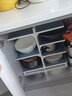 帅仕（shuaishi） 厨房置物架下水槽放锅架子锅具收纳架转角锅架子储物架用具大全 白色【双边实心】4层方形 实拍图