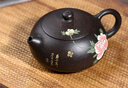 尊壶 宜兴紫砂壶西施壶名家手工茶具家用礼品泡茶器 泥绘扁西施 实拍图