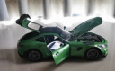 黑曼巴1:18奔驰AMG绿魔GTR车模摆件跑车金属模型合金声光 绿色 晒单实拍图