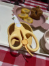 乐扣乐扣（LOCK&LOCK）婴儿陶瓷辅食剪刀宝宝辅食料理工具外带便携儿童食物剪刀 温暖黄 实拍图