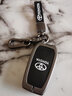 绅创适用丰田钥匙套凯美瑞卡罗拉亚洲龙狮雷凌威兰达锋兰达扣rav4包壳 C款【铂金灰】+【复古黑皮绳】 实拍图