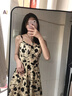 凤蝶儿新款连衣裙女装24夏季韩版甜辣纯欲风辣妹吊带裙两件套套装裙子女 黑色开衫+碎花吊带裙 M 实拍图