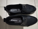 蜘蛛王内增高皮鞋男百搭牛皮小码休闲鞋男透气软底软皮 黑色 39  实拍图
