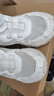 德尔惠小白鞋童鞋男运动鞋加绒棉鞋女童休闲鞋儿童跑鞋中大童防滑校园鞋 白色双网 32 内长20.6cm 实拍图