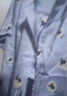 ubras流光满印凉感翻领家居服套装睡衣短袖长裤发呆小羊（蓝）XL 实拍图