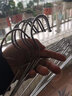 第6金（DEMETAL）不锈钢衣架304晾衣架加粗衣服架挂钩晒衣架防风内衣服挂架子衣撑 42cm成人通用款（304不锈钢） 40个装 实拍图