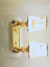 熠豪（YIHAO） 欧式壁灯简约卧室床头灯客厅北欧金色壁灯锌合金KTV酒店过道壁灯 YH8101-2 LED暧黄光 实拍图