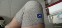 美津浓（MIZUNO） 运动护膝男女保暖护腿篮球羽毛球跑步登山健身运动护具髌骨带 灰色（两只装）无防滑条 M 实拍图