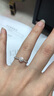 莱绅通灵求婚钻戒女结婚订婚18K金钻石戒指送礼物女王桂冠礼物 【真爱表白】K白 共约13.5分 11号 实拍图