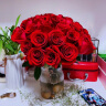 花锦集鲜花同城配送送女友生日礼物情人99朵红玫瑰花束33朵送老婆女神 【星语】33朵红玫瑰 晒单实拍图