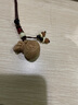 康聚如桃木平安钱袋福袋汽车钥匙挂件手工编织钥匙链男女随身饰品礼品 桃木福袋钥匙挂件棕绳款 实拍图