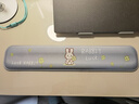 镭拓（Rantopad）TOTO 机械键盘托手托键盘护腕托鼠标手托 108键浅蓝色幸运兔 实拍图