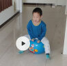 费雪羊角跳跳健身球充气球幼儿园儿童户外加厚玩具球跳跳羊角球多款可选 45cm蓝色动物款 实拍图