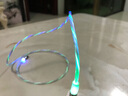 纽致苹果type-c安卓磁吸七彩流光充电线磁性跑马灯iPhone手机发光数据线适用于华为小米OPPO 苹果接头1米线【磁吸流光】七彩 实拍图