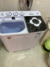 小鸭牌7.5公斤洗衣机半自动双缸双桶筒宿舍家用大容量出租房用波轮老式洗衣机小型迷你洗衣机 7.5KG 简易操作+强力去污 实拍图