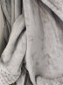 南极人（Nanjiren）睡袍男冬季珊瑚绒家居服浴衣法兰绒浴袍加厚加长加绒保暖晨袍睡衣 NSWJH-浅灰【加绒加厚睡袍带腰带 XXL（建议155-175斤） 晒单实拍图