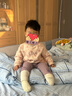 戴维贝拉（DAVE＆BELLA）女童套装休闲婴儿宝宝衣服童装洋气儿童卫衣长裤两件套幼儿服装 橘粉 90cm(建议身高85-95cm） 实拍图