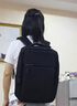 双星电脑包双肩包女大容量16英寸笔记本背包初高中大学生书包 黑色【升级版】 16英寸 实拍图