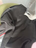 唐号（tanghao）纯色长袖卫衣ins重磅圆领加绒男宽松落肩原创卫衣纯色打底衫男女 黑色 2XL 实拍图