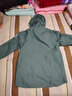 迪卡侬男女户外春秋款休闲防风防水夹克冲锋衣男女运动外套帆船航海 男-绿色(偏大一码) L 实拍图