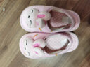 土豆屋儿童拖鞋宝宝女童居家棉拖鞋男童小童防滑婴儿小孩地板鞋室内鞋 粉红兔子 26 内长15cm 180码 脚长14-14.5cm 实拍图