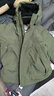 鸭鸭（YAYA）反季羽绒服男士短款冬季潮流休闲保暖加厚户外休闲防寒外套男D YE5B000952D-森林绿色 2XL /185 实拍图