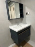 顾家家居（KUKA）浴室柜陶瓷一体卫生间洗脸洗手池盆柜组合洗漱台G-06201A080MLDH 实拍图