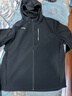 安踏防泼水加绒保暖外套男士秋冬季款梭织连帽通勤跑步运动夹克衣服 【防泼水加绒保暖】基础黑-5 3XL / (190) 适合170-180斤 实拍图