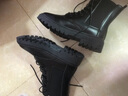 九寸阳光 马丁靴女英伦风百搭秋冬单靴ins潮2025新款靴子春季厚底增高短靴 英伦风马丁靴黑亚皮【37码】 实拍图