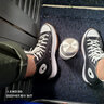 匡威（Converse）官方 Run Star Hike高帮帆布流星厚底鞋黑色166800C 166800C/黑色 44 实拍图
