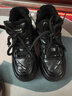 DAPHNE达芙妮老爹鞋女冬季新款女鞋秋冬加绒冬款棉鞋厚底休闲运动鞋 黑色 加绒 跟高5.8cm 36 (230mm) 实拍图