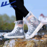 回力雨鞋套男女儿童下雨天加厚耐磨防水不易滑防雨鞋套HXL227白色XL 实拍图