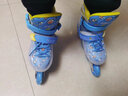 小状元 溜冰鞋儿童轮滑鞋初学者旱冰鞋滑冰鞋专业滑轮鞋生日礼物 防摔套装【蓝|专业头盔护具】 L (适合平时鞋码37-41) 实拍图