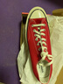 匡威（Converse）官方 1970S男女低帮休闲运动鞋帆布鞋红色164949C 164949C/搪瓷红 43 实拍图