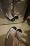 CHARLES&KEITH优雅拼色粗跟玛丽珍鞋子女鞋生日礼物女CK1-60580265 White白色 37 实拍图