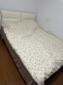 艾梦居床 双人床1.8米主卧大床实木床奶油风婚床小户型软包床轻奢皮床 米白色 软包床 1.5m*2m 实拍图