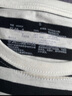 无印良品 MUJI 女式 印度棉天竺编织 圆领短袖T恤 BBB01A0S 深海军蓝X条纹 S 实拍图
