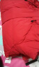 君羽户外羽绒服女中长款800蓬白鹅绒23年新款冬时尚加厚鹅绒服H52316 红色 L（推荐115-125斤） 晒单实拍图